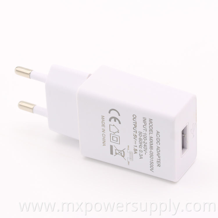 5V2A 5V2.5A power adapter wall charger with CE GS 